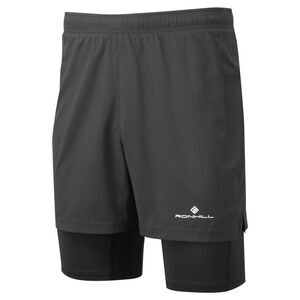 Ronhill Mens Core Twin Shorts / Black
